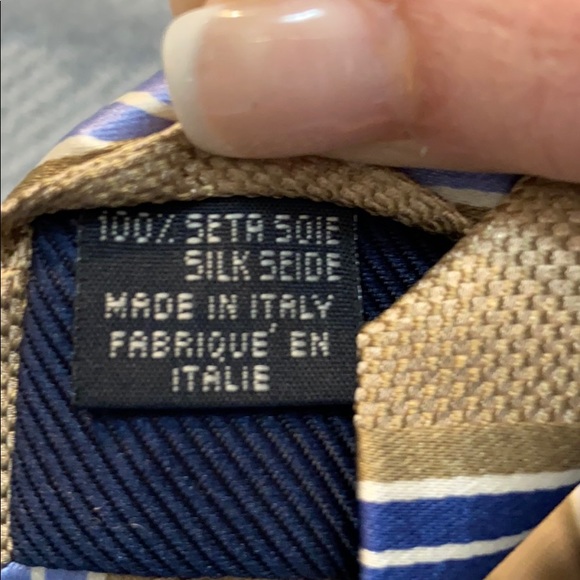 CANALI Men’s tie 100% silk - Picture 6 of 8